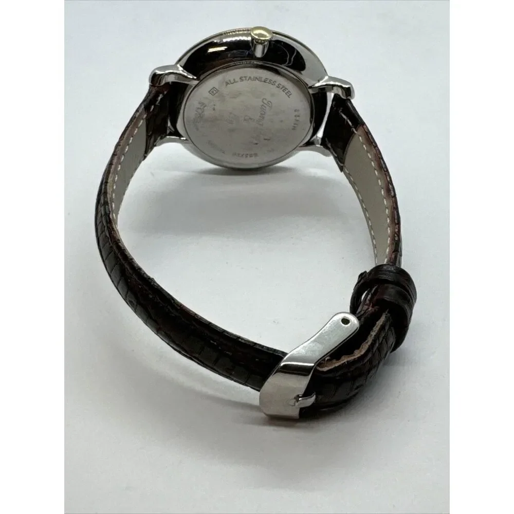 Fossil Jacqueline ES3739 Women Two-Tone Stainless Steel Analog Dial Watch JNA348
